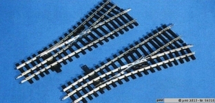 pmt - profi modell thyrow 56315 - H0/H0e - Dreischienen-Weiche, rechts